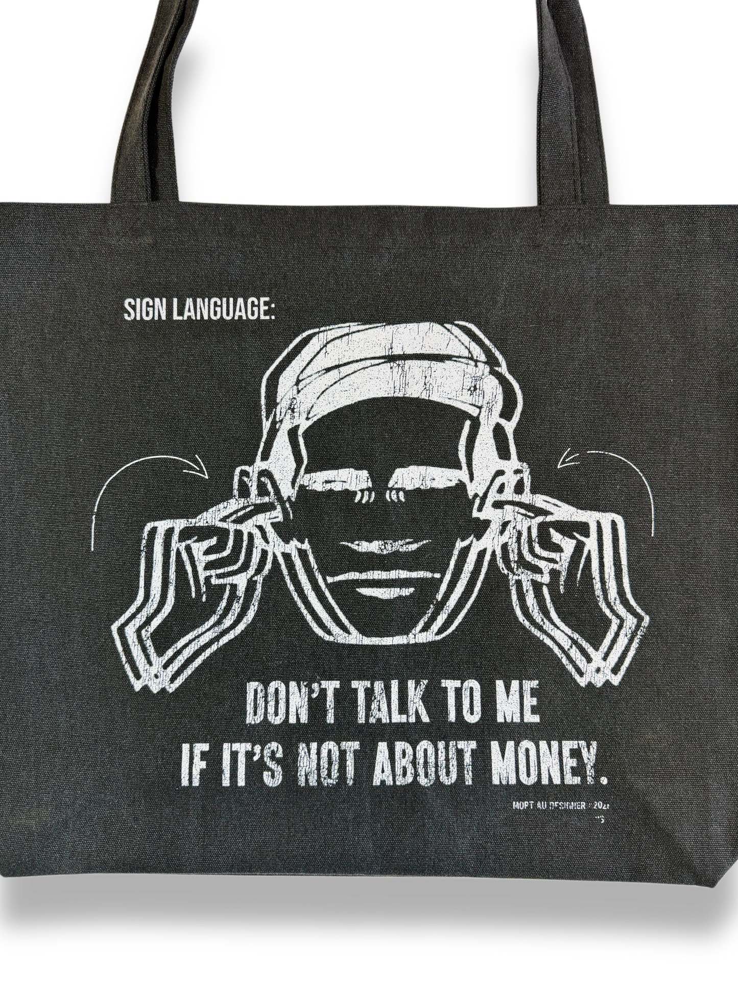 SIGN LANGUAGE TOTE BAG FRONT 2